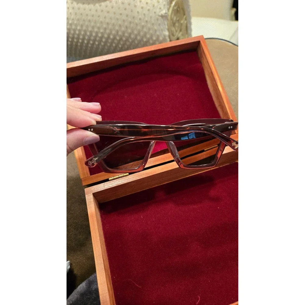 Maui Jim Kiki Kiki MJ849-52C STG-SG Eyeglass Frame Only 54-20-145 Italy